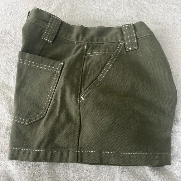 Olive Green Women's Shorts - Picture 5 of 5
